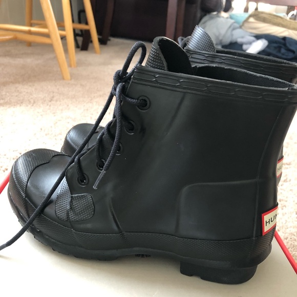 Hunter lace up boots size 7 - Picture 6 of 7